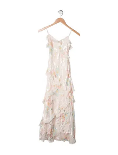 Pre-owned Loveshackfancy Kids' Sleeveless Dress In Neutrals