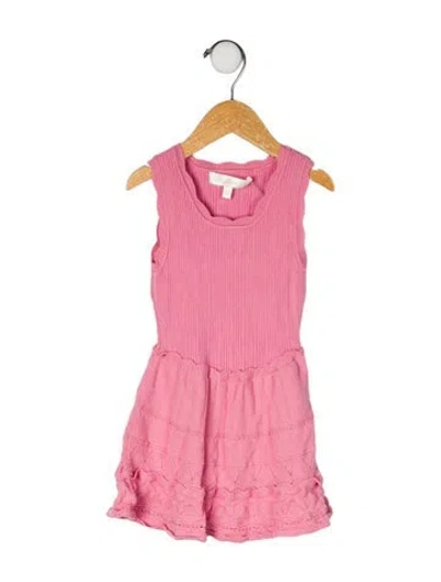 Pre-owned Loveshackfancy Babies' Sleeveless Dress In Pink