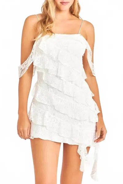 Loveshackfancy Sobine Mini Dress In White
