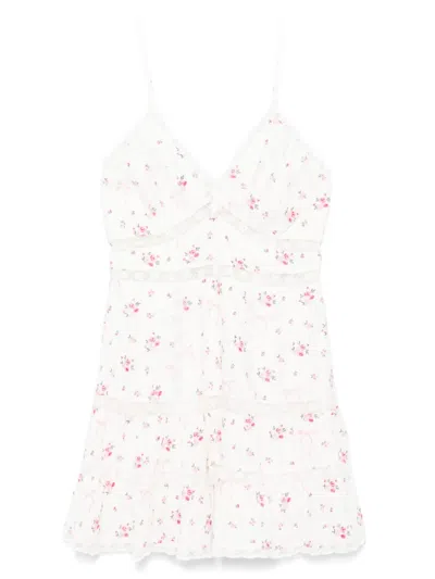 LOVESHACKFANCY SOLBINA MINI DRESS