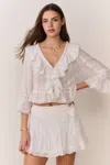Loveshackfancy Solena Skirt In White