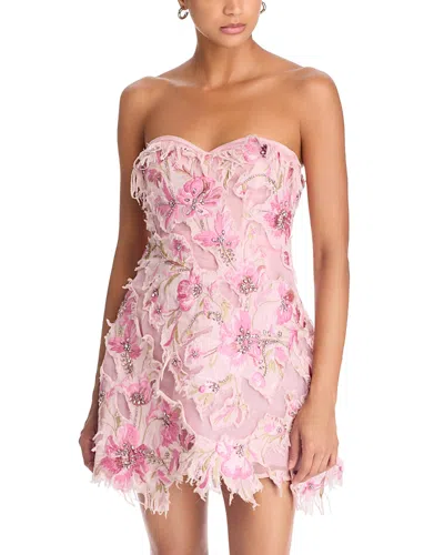Loveshackfancy Sommaire Embellished Mini Dress In Pink