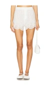 Loveshackfancy Sorin Short In White