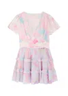 Loveshackfancy Spirea Printed Ruffle Tiered Dress In Pastel