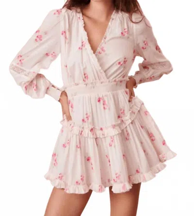 Loveshackfancy Spruce Mini Dress In Berry Moment In Pink