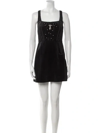 Pre-owned Loveshackfancy Square Neckline Mini Dress