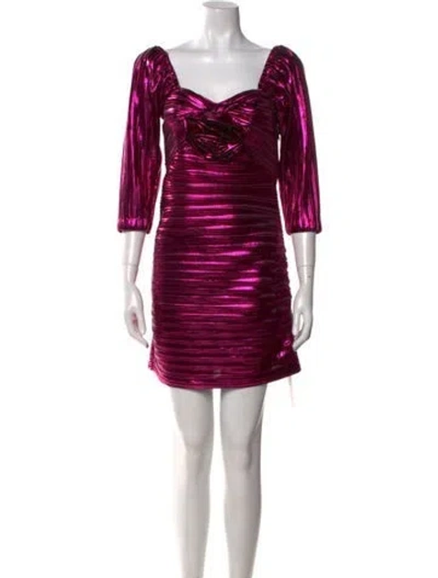 Pre-owned Loveshackfancy Square Neckline Mini Dress W/ Tags