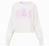 Loveshackfancy Stellina Pullover In White In White