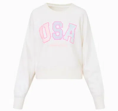Loveshackfancy Stellina Pullover In White