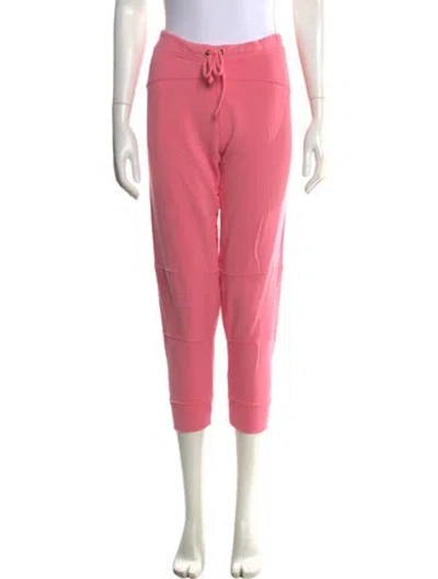 Pre-owned Loveshackfancy Straight Leg Pants In Pink