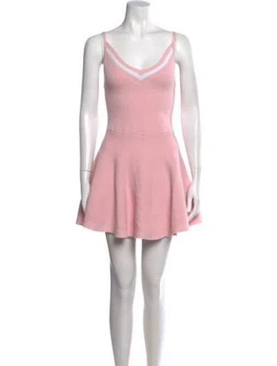 Pre-owned Loveshackfancy Striped Mini Dress In Multi