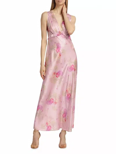 Loveshackfancy Suniva Dress In Bombay Pink In Multi