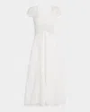 Loveshackfancy Suvi Lace Trim Cocktail Dress In White