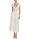 Loveshackfancy Suvi Lace Trim Cocktail Dress In White