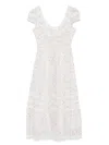 Loveshackfancy Suvi Midi Dress In White
