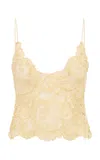 Loveshackfancy Svetlana Lace Tank Top In Ivory