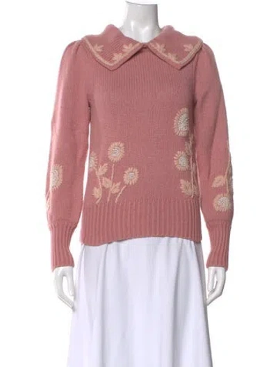 Pre-owned Loveshackfancy Sweater In Pink