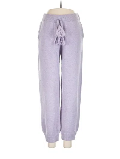 Pre-owned Loveshackfancy Sweatpants In Purple