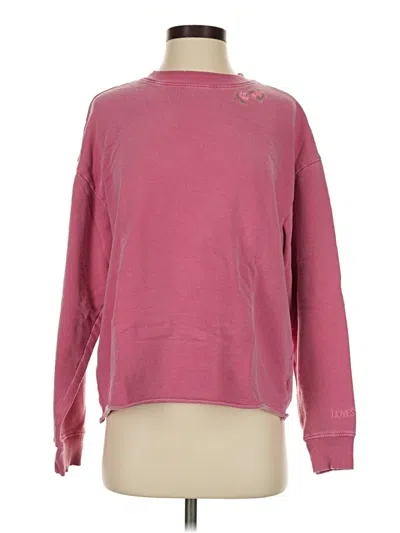 Pre-owned Loveshackfancy Sweatshirt In Pink
