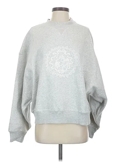 Loveshackfancy Sweatshirt In Silver