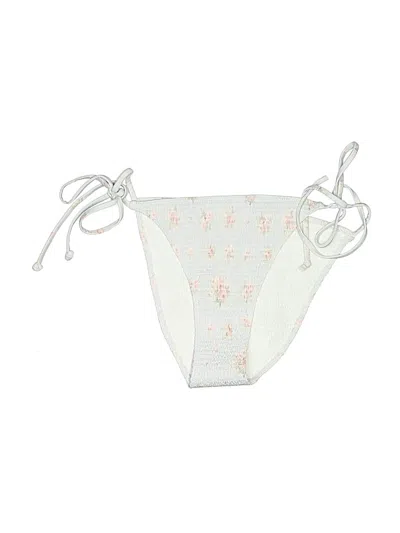 Pre-owned Loveshackfancy Swimsuit Bottoms In Ivory
