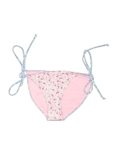 Pre-owned Loveshackfancy Swimsuit Bottoms In Pink