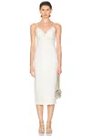 Loveshackfancy Sydelle Cutout Midi Dress In White