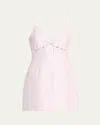Loveshackfancy Sydow Dress In Antique White In Pink