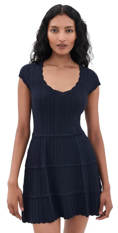 Loveshackfancy Taegan Dress Midnight Kiss In Multi