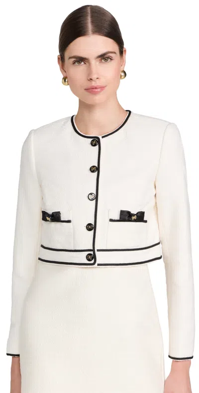 Loveshackfancy Talika Jacket Cream
