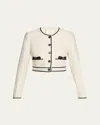 Loveshackfancy Talika Jacket Cream In Cream