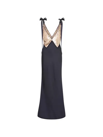 Loveshackfancy Talissa Maxi Dress In Blue