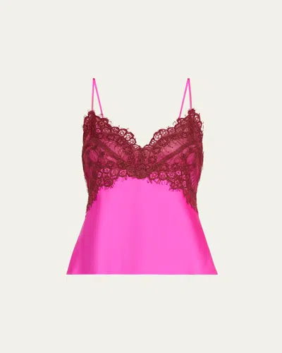 Loveshackfancy Talulah Lace-trimmed Cami Top In Pink