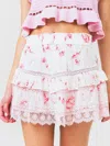 Loveshackfancy Tanisha Skirt In Pink