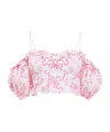 Loveshackfancy Tank Top In Pink