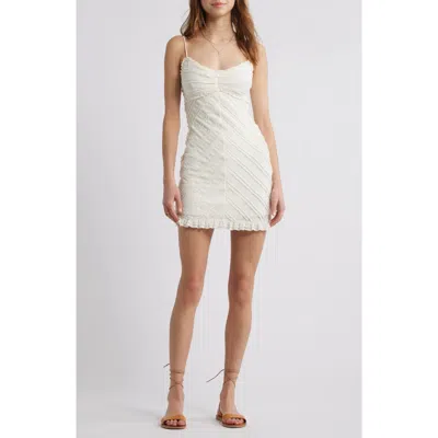 LOVESHACKFANCY LOVESHACKFANCY TARYN CHEVRON TEXTURE DRESS