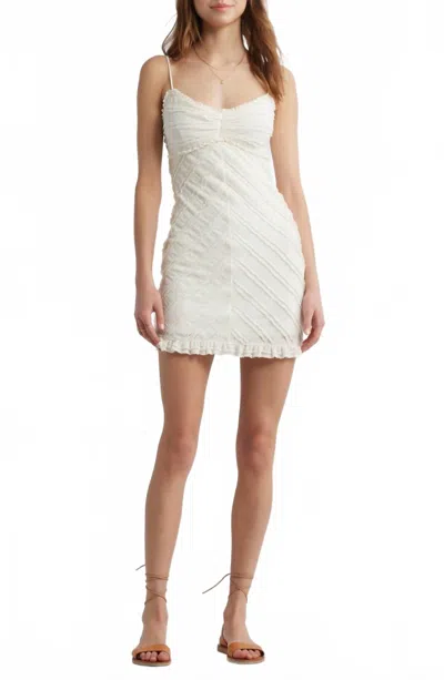 LOVESHACKFANCY TARYN DRESS IN MOONLIGHT IVORY