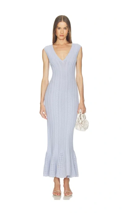 Loveshackfancy Tayleen Dress In Blue