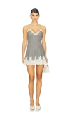 Loveshackfancy Teddi Dress In Gray
