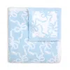 Loveshackfancy Teddy Bow Blanket In Blue