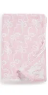Loveshackfancy Teddy Bow Blanket Pastry Pink In Pastry Pink