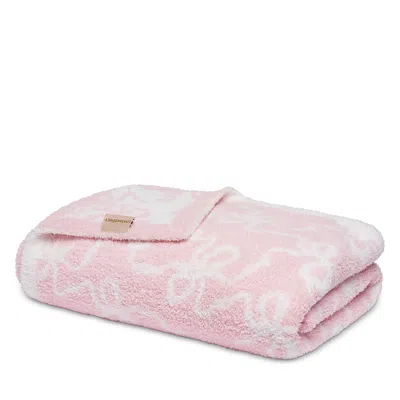 Loveshackfancy Teddy Bow Blanket In Pink