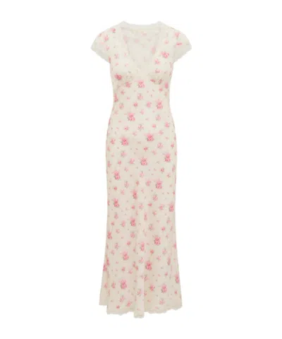 Loveshackfancy Theodore Maxi Dress In Thulian Pink