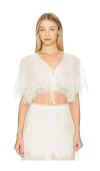Loveshackfancy Thessia Top In White
