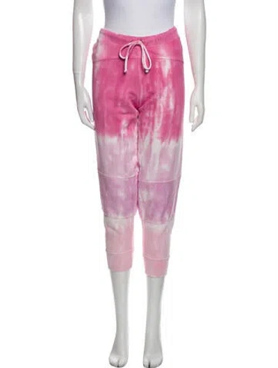 Pre-owned Loveshackfancy Tie-dye Print Sweatpants In Pink