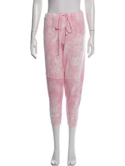 Pre-owned Loveshackfancy Tie-dye Print Sweatpants In Pink