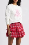 Loveshackfancy Tiered Ruffle Miniskirt In Multi