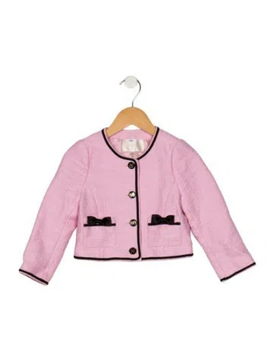 Pre-owned Loveshackfancy Babies' Toddler Girls' Patterned Palomina Jacket In Pink