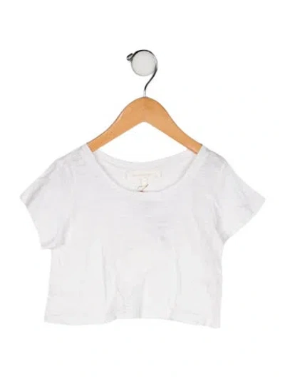 Pre-owned Loveshackfancy Babies'  Toddler T-shirt W/tags W/tags In White