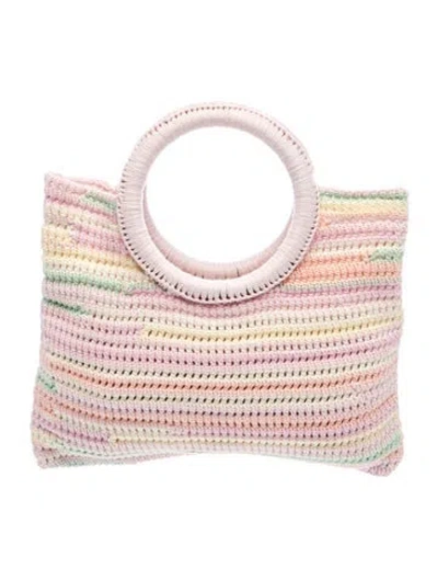 Pre-owned Loveshackfancy Top Handle Bag W/ Tags In Pink